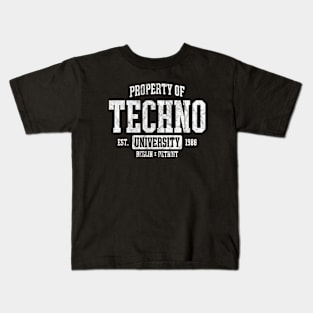 Property Of Techno University Berlin Detroit DJ EDM Kids T-Shirt